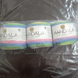 Lion Brand Mandala Baby Multicolor Gradient Yarn - Pastel Rainbow
